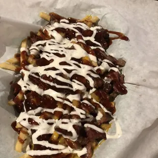 Brisket loaded fries