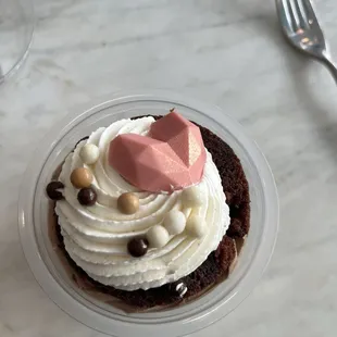 Passion fruit chocolate mousse