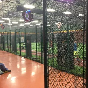 Huge indoor climate controlled baseball and softball training facility