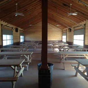 Concession stand at the park.