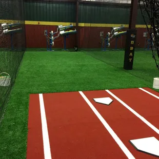 5 baseball and softball machine cages!