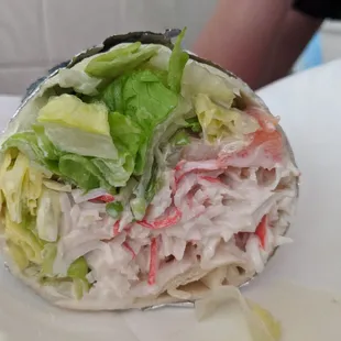 Crab wrap