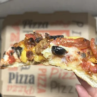 Very pretty slice of pizza