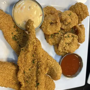 Catfish Dinner and (8) Fried Shrimp