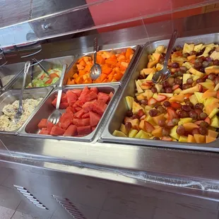 a variety of fruit salads