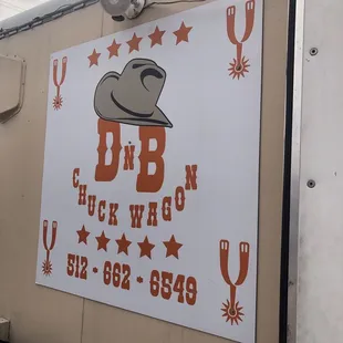 a sign on the side of a truck