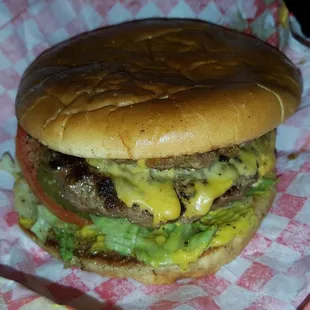 Double Patty Burger is huge.