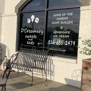 Front side of store facing street