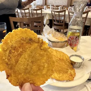 Huge Crispy Tostones