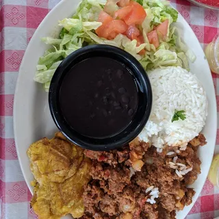 BEEF PICADILLO PLATE