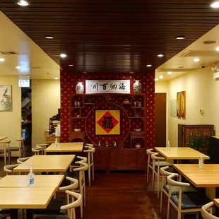 Inside of the restaurant