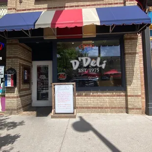 Front of restaurant