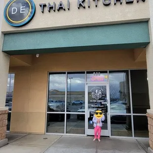 The front of the restaurant