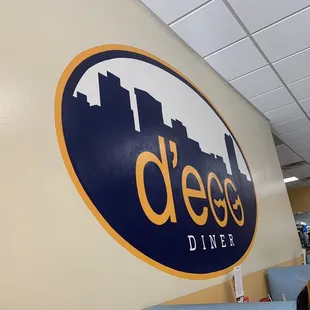 D'egg diner inside decor