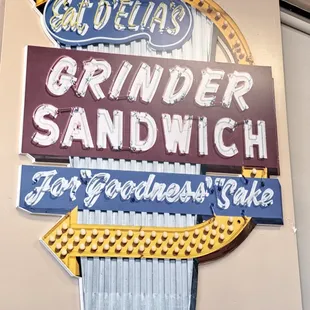 a sign for a restaurant