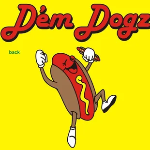 a hot dog jumping in the air