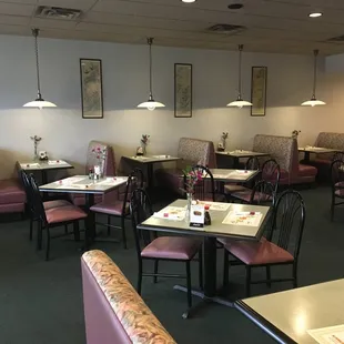 Relax in our family friendly dining room