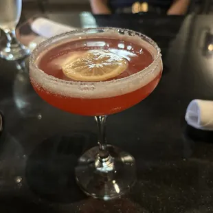 Raspberry lemon drop