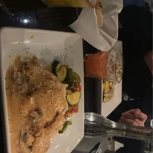Chicken Picatta and Chicken Marsala