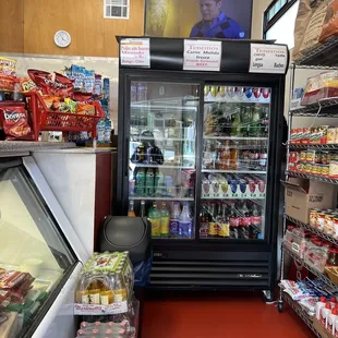  television in a refrigerator