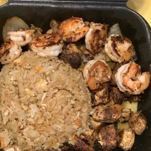 Cajun Hibachi Chicken &amp; shrimp