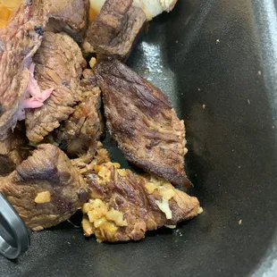 The flavor on the one piece I had that was edible was good. The rest was way overcooked.