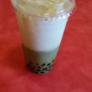 Iced Uji Matcha Milk tea
