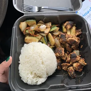 1. 1. Hibachi Chicken or Cajun Chicken