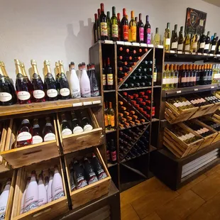 the wine selection