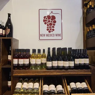 a selection of wines