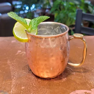Moscow Mule made with New Mexico Vodka