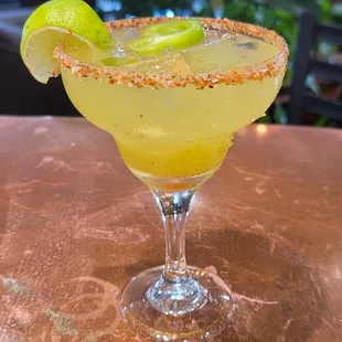 Green Chile Margarita made with New Mexico Agave Spirits