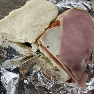 Ordered the cold Italian sub sandwich.