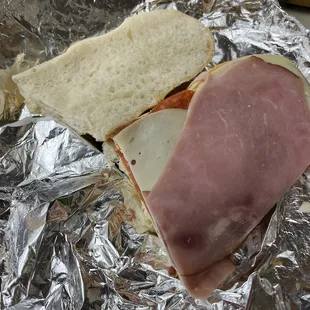 The cold Italian sub sandwich.