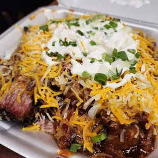 Brisket baked potatoe HUGE!DELICIOUS!