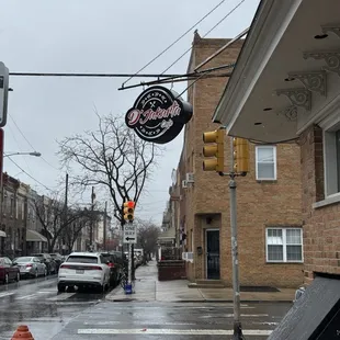 a rainy day in the city