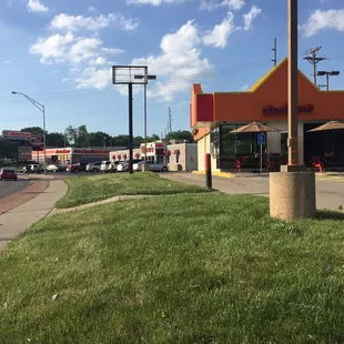 Looking north along Saddle Creek