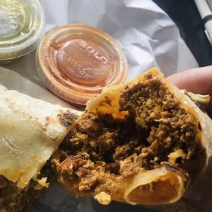 Chorizo burrito