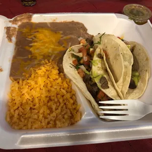 Carne asada plate