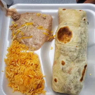 Carne Asada Burrito Combo