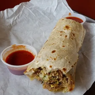 Machaca burrito! $6.55