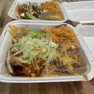 Chicken Two Enchiladas