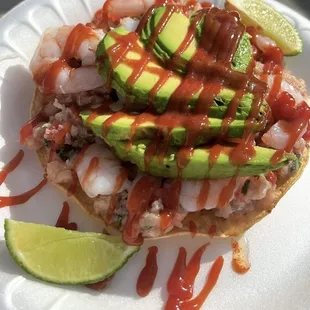 Ceviche tostada 10/10
