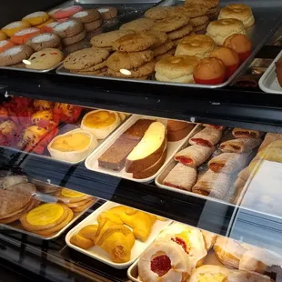 a variety of pastries