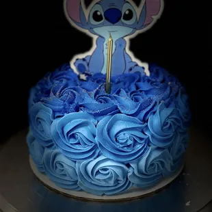 Stitch Happy Birthday Cake