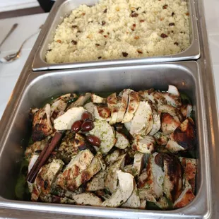 Chicken Tagine &amp; Buttered Cous Cous.
