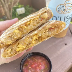 Breakfast Burrito Turkey Panini