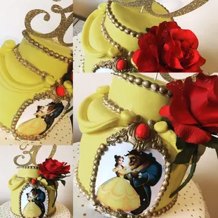 Beauty &amp; The Beast Cake