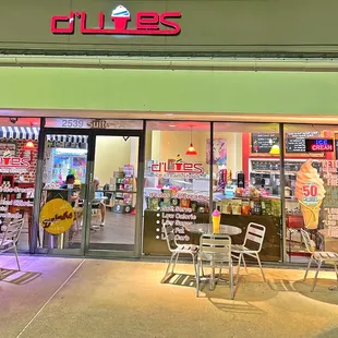 the outside of a store