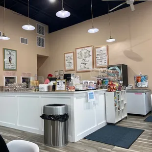 Menu and front desk